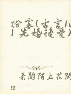 盼寡(古言1v1 先婚后爱)荔枝好多