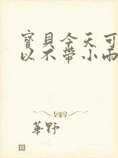 宝贝今天可不可以不带小雨伞