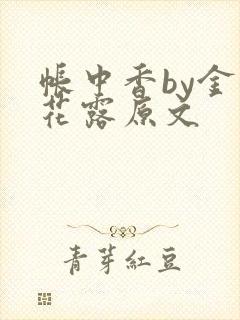 帐中香by金银花露原文