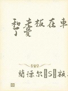 和老板在车里做了爱