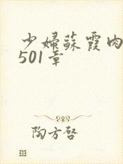 少妇苏霞肉欲第501章