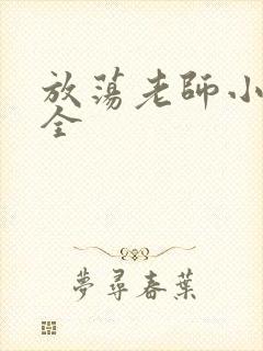 放荡老师小说大全