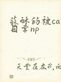 苏酥的被cao日常np