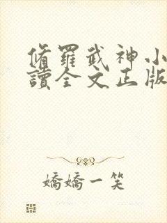 修罗武神小说阅读全文正版