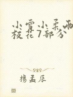 小雪小柔两个大校花7部分