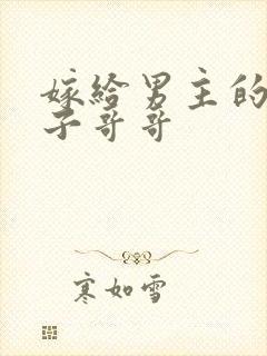 嫁给男主的病秧子哥哥