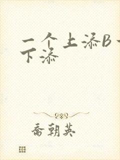 一个上添B一个下添