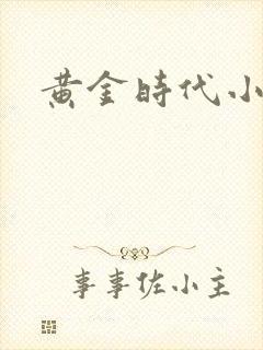 黄金时代小说