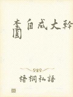 李自成大干陈圆圆