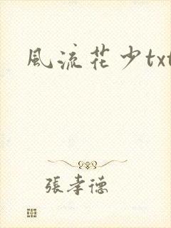 风流花少txt