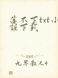 落不下txt小说下载
