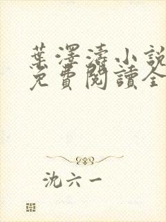 叶泽涛小说全文免费阅读全文