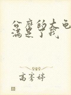 公么的大龟强大满足了我