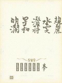 明星潜水规则杨澜和蒋雯丽