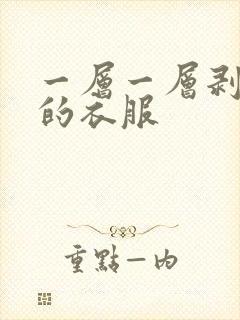 一层一层剥开你的衣服