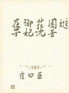 在御花园进入太子妃沈音