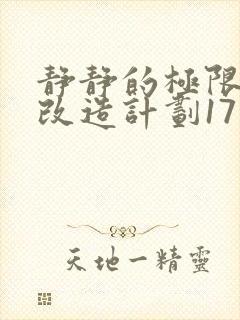 静静的极限自我改造计划17