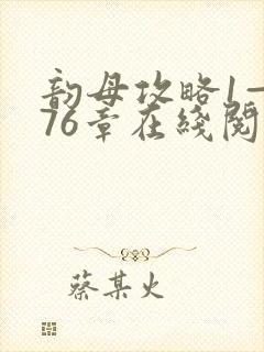 韵母攻略1—176章在线阅读