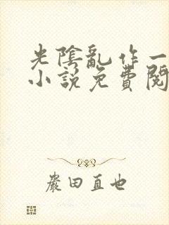 光阴乱作一团的小说免费阅读