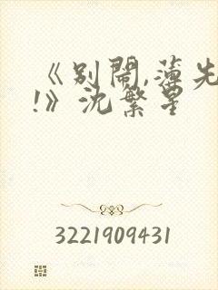 《别闹,薄先生!》沈繁星