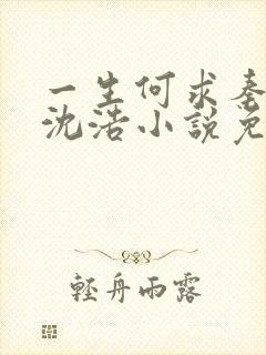 一生何求秦菲雪沈浩小说免费阅读全文笔趣阁