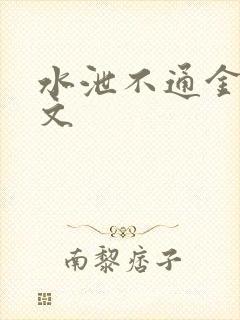 水泄不通金银原文