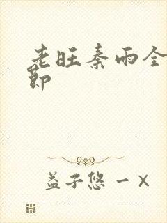 老旺秦雨全部章节