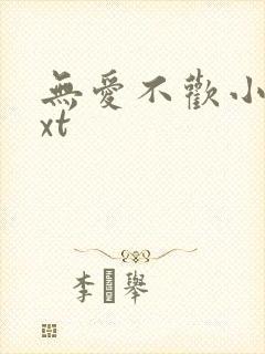 无爱不欢小说txt