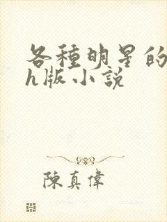 各种明星的综艺h版小说