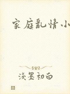 家庭乱情小说