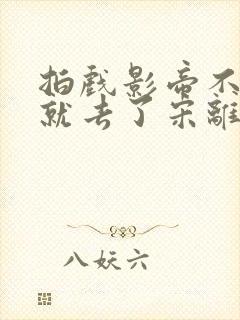 拍戏影帝不小心就去了宋离