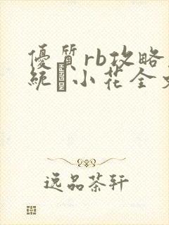 优质rb攻略系统寀小花全文免费阅读