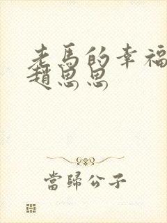 老马的幸福生活赵思思