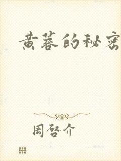 黄蓉的秘密