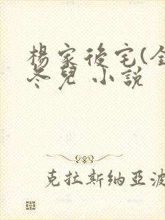 杨家后宅(全)冬儿 小说