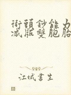 街头钞能力无删减版双胞胎