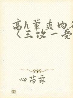 高h荤爽肉欲文〈三攻一受