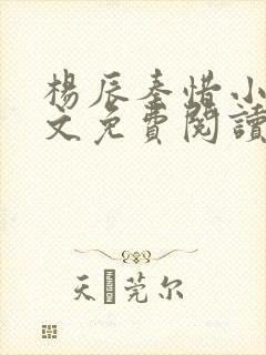 杨辰秦惜小说全文免费阅读最新