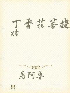 丁香花菩提树txt