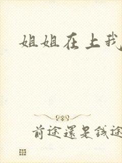 姐姐在上我在下