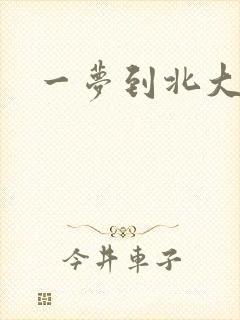 一梦到北大