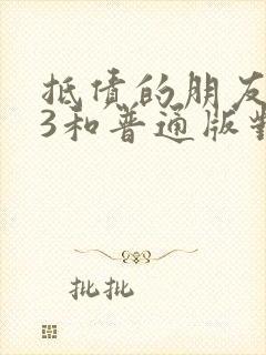 抵债的朋友麦子3和普通版对比