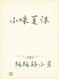 小咪夏沫