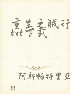 重生之贼行天下txt下载