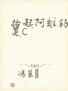 抬起阿离的腿就是C