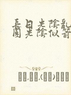 长日光阴乱作一团光阴似箭必读