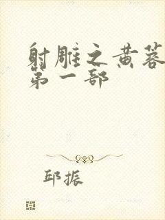 射雕之黄蓉新传第一部