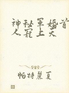 神秘军婚首长大人宠上天