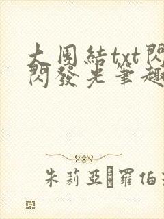 大团结txt闪闪发光笔趣阁