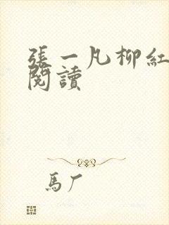 张一凡柳红免费阅读